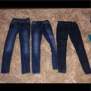 Jeans, ripped and non ripped